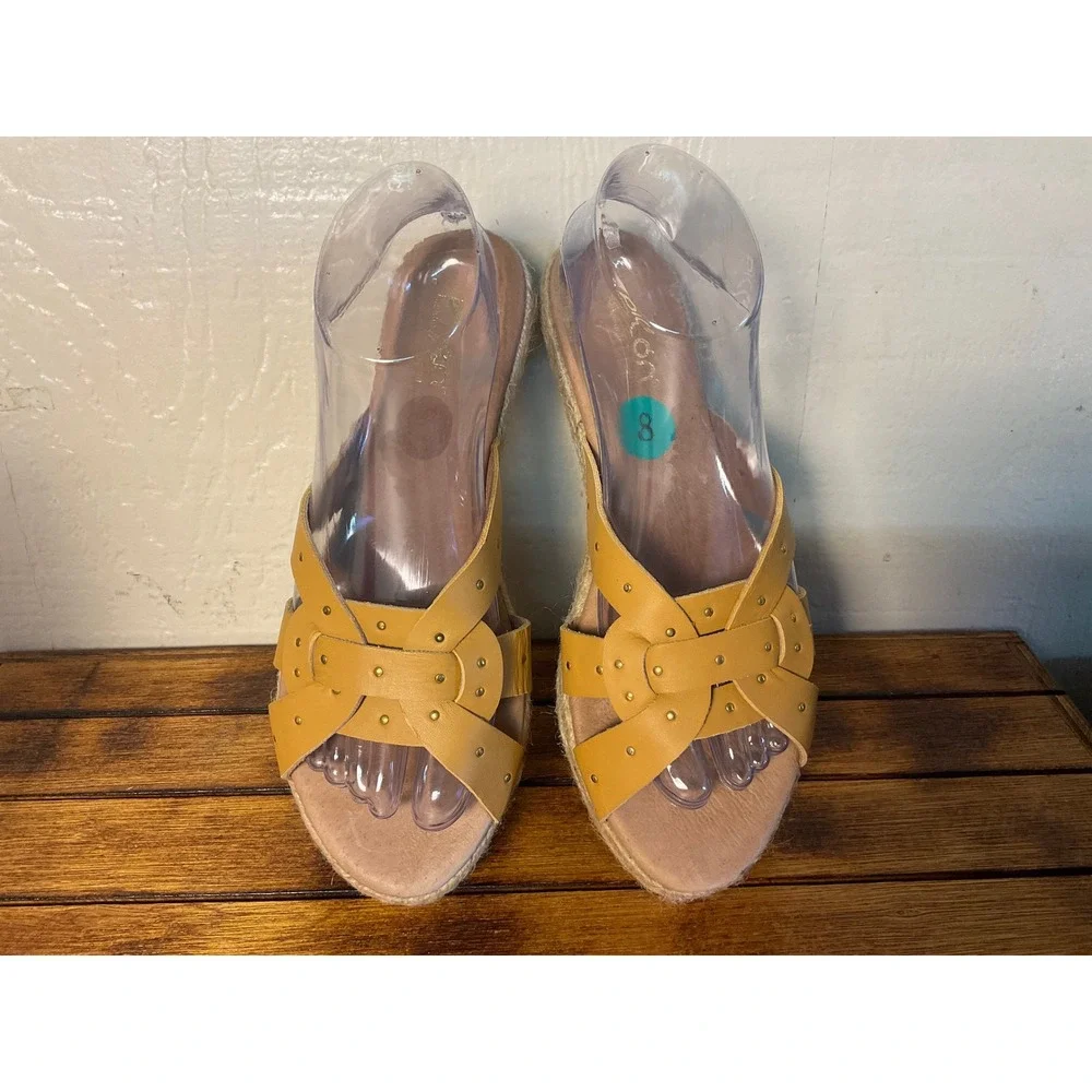 Picon Espadrille Slides Women's 8‎ Handmade in Spain Leather